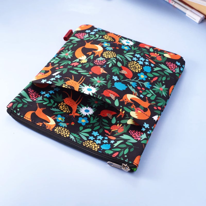 LParkin Book Sleeve Fox Book Cover Medium Book Sleeves Teen Gift (Medium) - Image 5